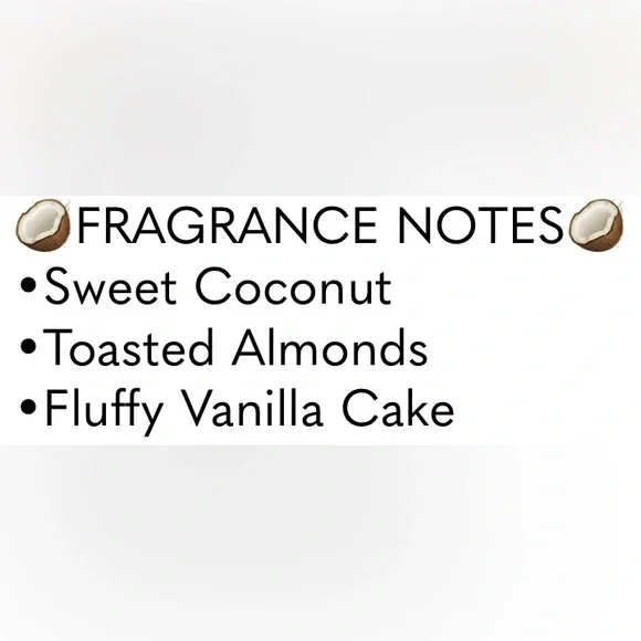 🥥BATH AND BODY WORKS🥥Toasted Coconut Cupcake 3-Wick Candle/NWT - Picture 2 of 6
